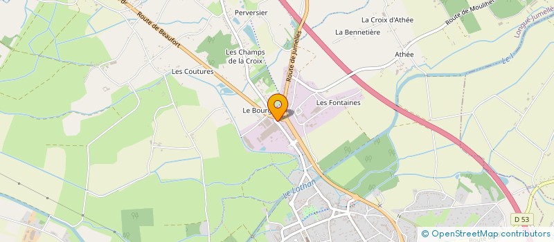 localisation de l'entreprise COMMUNE ASSOCIEE DE JUMELLES à LONGUE-JUMELLES