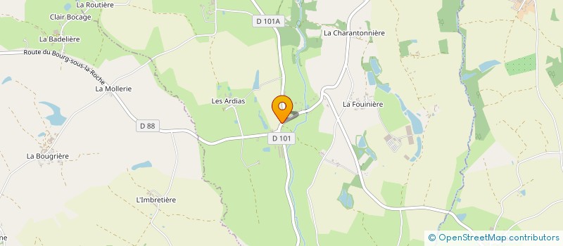 localisation de l'entreprise COMMUNE ASSOCIEE DE LA LIMOUZINIERE à LA CHAIZE-LE-VICOMTE