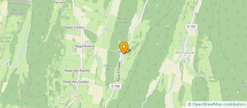 localisation de l'entreprise COMMUNE ASSOCIEE DE LE BOURGET à ORGELET