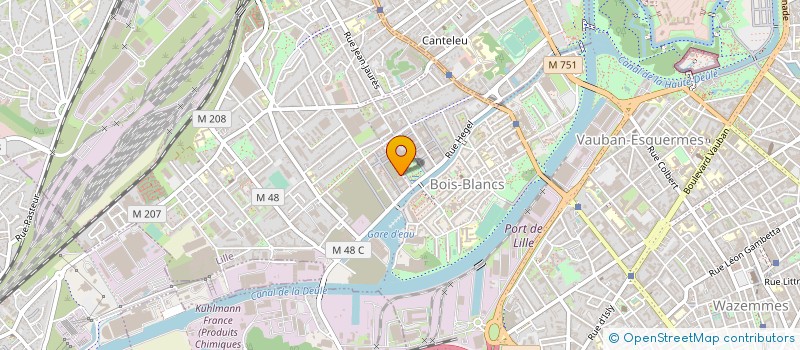 localisation de l'entreprise COMMUNE ASSOCIEE DE LOMME à LILLE