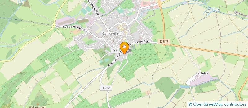 localisation de l'entreprise COMMUNE ASSOCIEE DE RIEDHEIM à BOUXWILLER