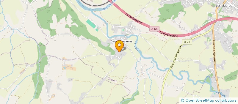 localisation de l'entreprise COMMUNE ASSOCIEE DE SAINTE SUZANNE  ORTHEZ