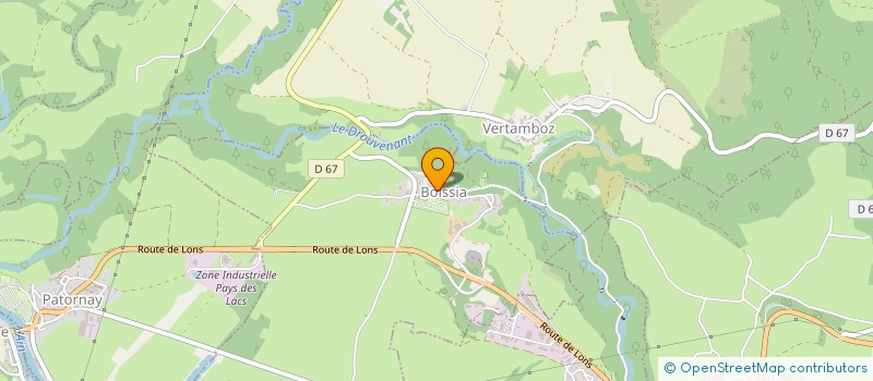 localisation de l'entreprise COMMUNE ASSOCIEE DE SOYRIA à CLAIRVAUX-LES-LACS