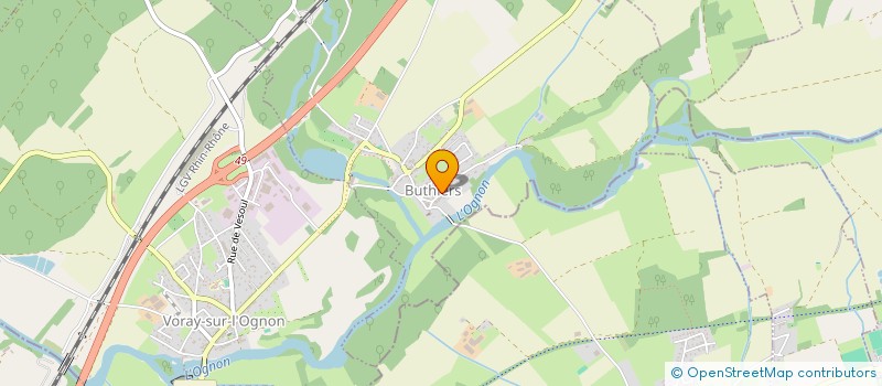 localisation de l'entreprise COMMUNE ASSOCIEE DES FONTENIS  RIOZ