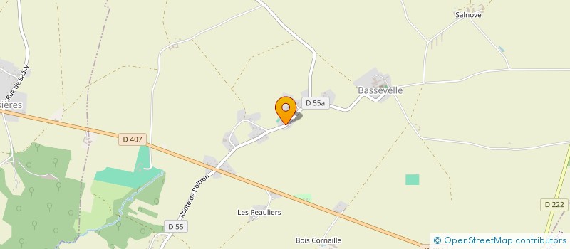 localisation de l'entreprise COMMUNE BASSEVELLE  BASSEVELLE