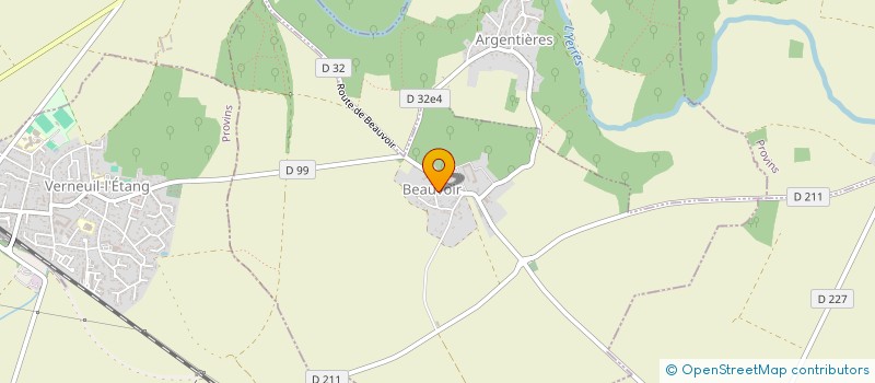 localisation de l'entreprise COMMUNE BEAUVOIR  BEAUVOIR