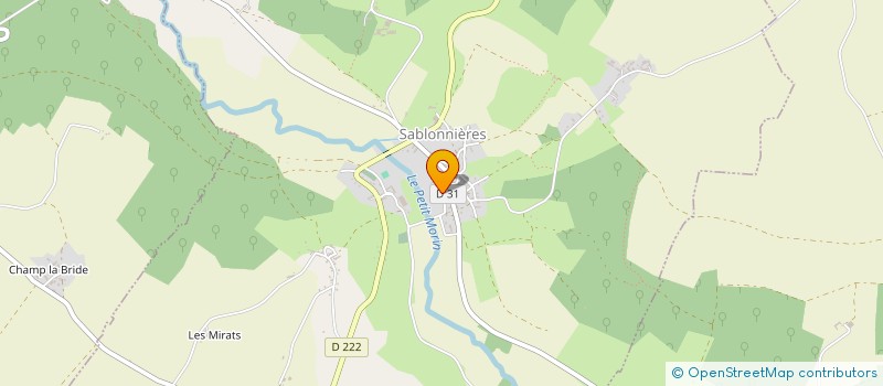 localisation de l'entreprise COMMUNE BELLOT à BELLOT