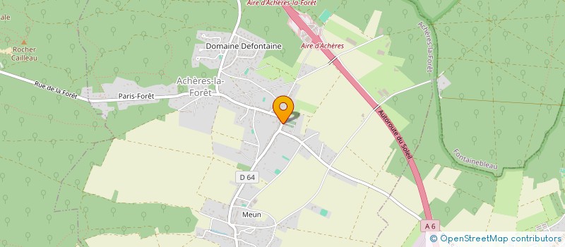 localisation de l'entreprise COMMUNE BOISSY AUX CAILLES  BOISSY-AUX-CAILLES