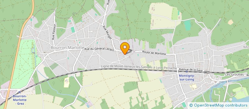 localisation de l'entreprise COMMUNE BOURRON MARLOTTE à BOURRON-MARLOTTE