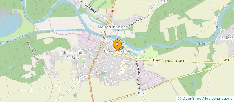 localisation de l'entreprise COMMUNE BRAY SUR SEINE à BRAY-SUR-SEINE
