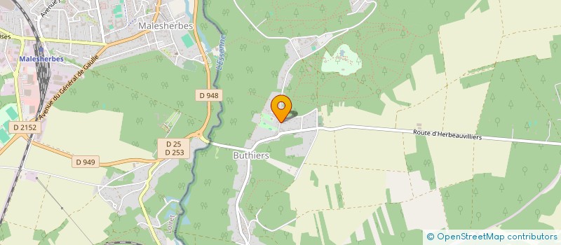 localisation de l'entreprise COMMUNE BUTHIERS  BUTHIERS