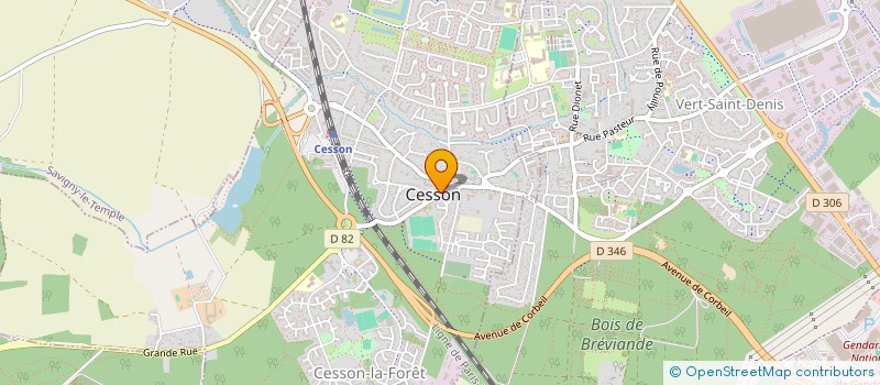 localisation de l'entreprise COMMUNE CESSON à CESSON