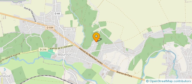 localisation de l'entreprise COMMUNE CHAILLY EN BRIE  CHAILLY-EN-BRIE