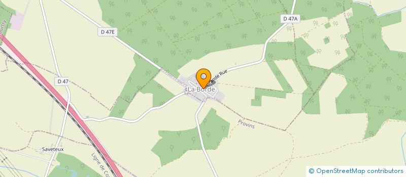 localisation de l'entreprise COMMUNE CHATILLON LA BORDE  CHATILLON-LA-BORDE