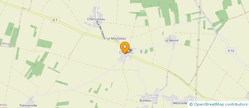 localisation de l'entreprise COMMUNE CHENOU  CHENOU