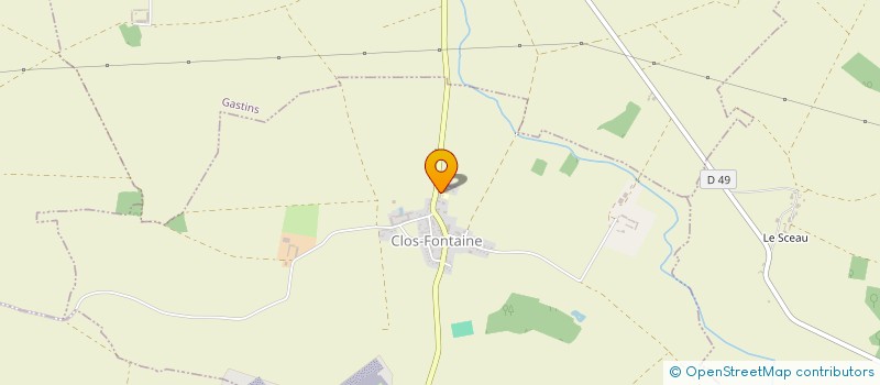 localisation de l'entreprise COMMUNE CLOS FONTAINE  CLOS-FONTAINE