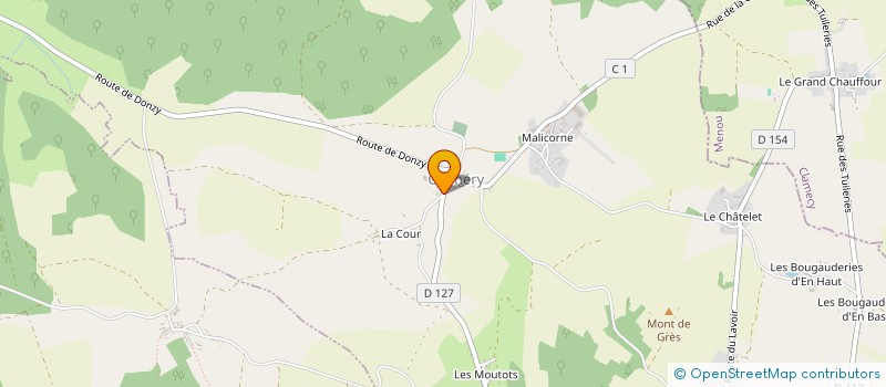 localisation de l'entreprise COMMUNE COLMERY  COLMERY