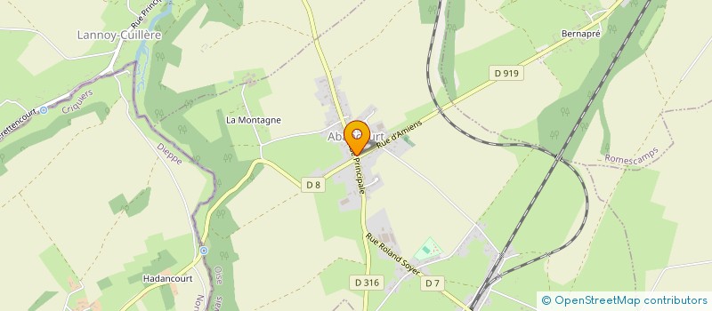 localisation de l'entreprise COMMUNE D'ABANCOURT à ABANCOURT