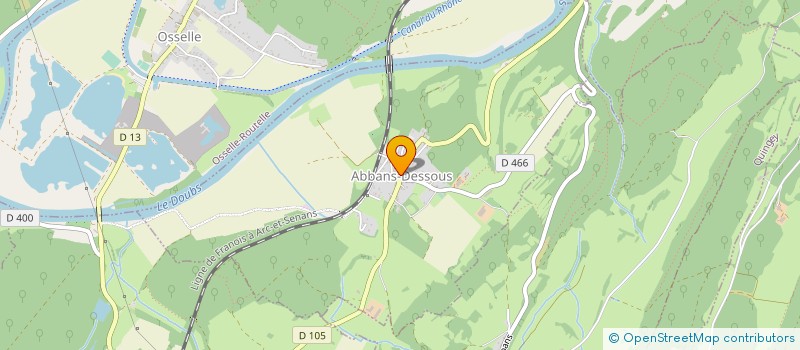 localisation de l'entreprise COMMUNE D'ABBANS DESSOUS  ABBANS-DESSOUS
