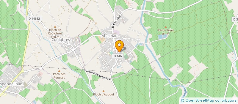 localisation de l'entreprise COMMUNE D ABEILHAN à ABEILHAN