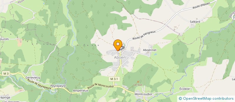 localisation de l'entreprise COMMUNE D ABOEN  ABOEN