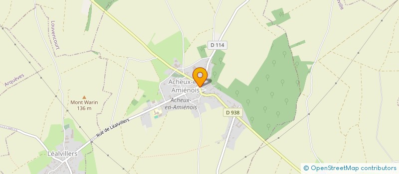 localisation de l'entreprise COMMUNE D'ACHEUX EN AMIENOIS à ACHEUX-EN-AMIENOIS
