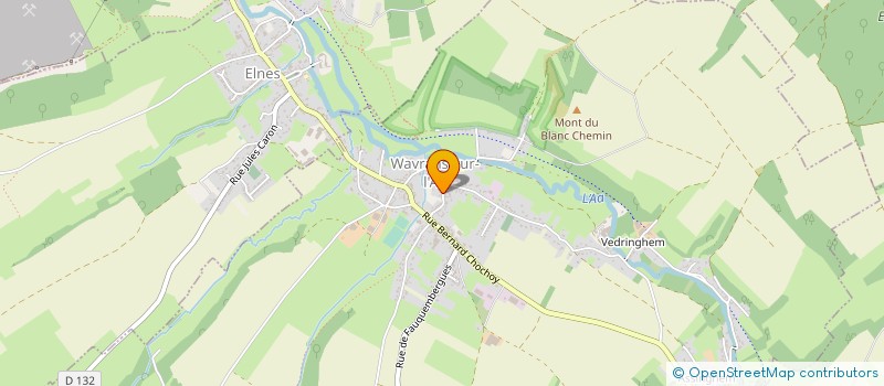 localisation de l'entreprise COMMUNE D'AFFRINGUES à AFFRINGUES