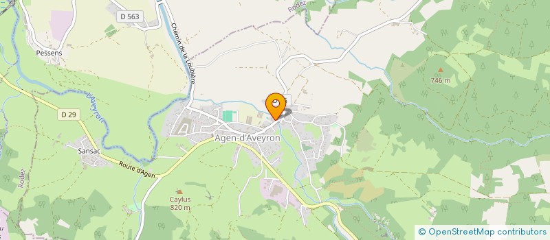 localisation de l'entreprise COMMUNE D AGEN D AVEYRON à AGEN-D'AVEYRON
