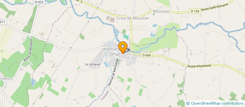 localisation de l'entreprise COMMUNE D AGNAC à AGNAC