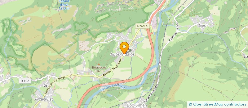localisation de l'entreprise COMMUNE D AGOS VIDALOS à AGOS-VIDALOS