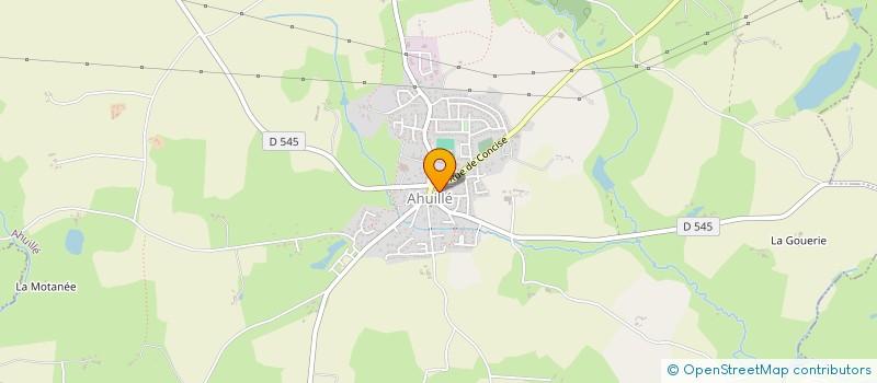 localisation de l'entreprise COMMUNE D'AHUILLE à AHUILLE