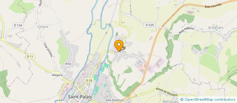 localisation de l'entreprise COMMUNE D AICIRITS à AICIRITS-CAMOU-SUHAST