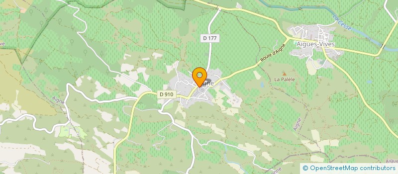 localisation de l'entreprise COMMUNE D AIGNE  AIGNE