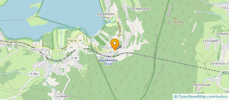 localisation de l'entreprise COMMUNE D AIGUEBELETTE LE LAC à AIGUEBELETTE-LE-LAC