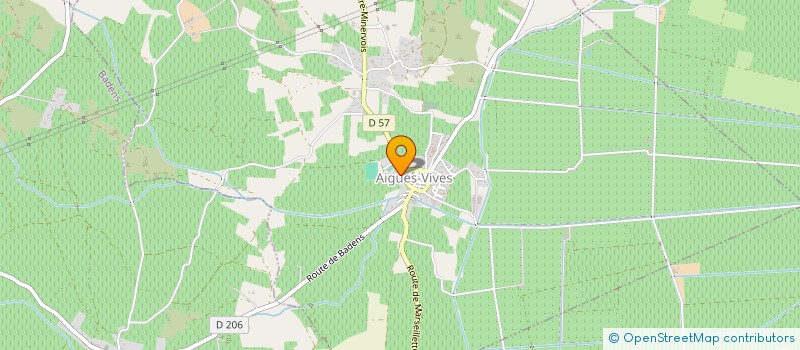 localisation de l'entreprise COMMUNE D AIGUES-VIVES à AIGUES-VIVES