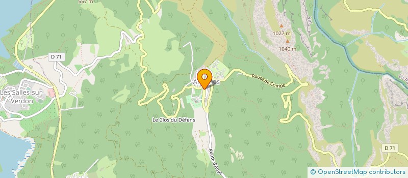 localisation de l'entreprise COMMUNE D AIGUINES à AIGUINES
