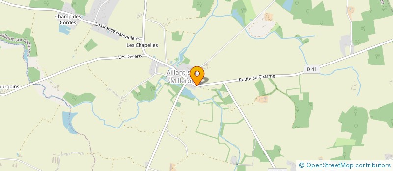 localisation de l'entreprise COMMUNE D AILLANT SUR MILLERON à AILLANT-SUR-MILLERON