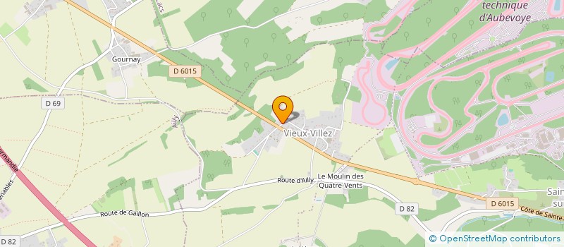 localisation de l'entreprise COMMUNE D'AILLY  AILLY