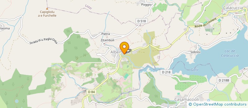 localisation de l'entreprise COMMUNE D ALBERTACCE à ALBERTACCE