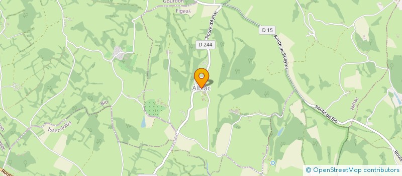 localisation de l'entreprise COMMUNE D ALBIAC  ALBIAC
