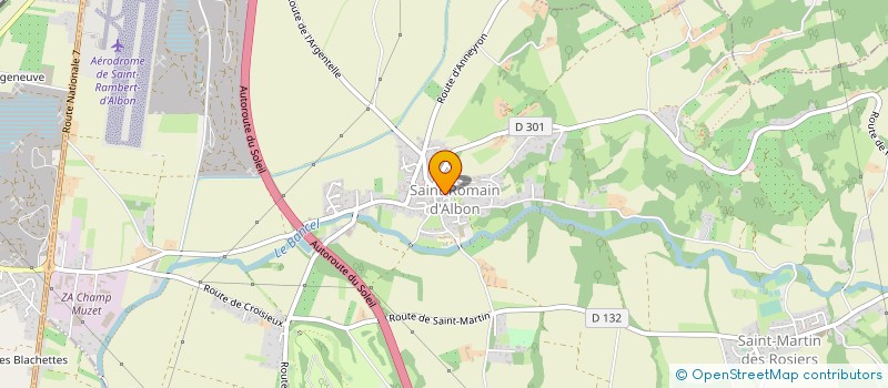 localisation de l'entreprise COMMUNE D ALBON à ALBON