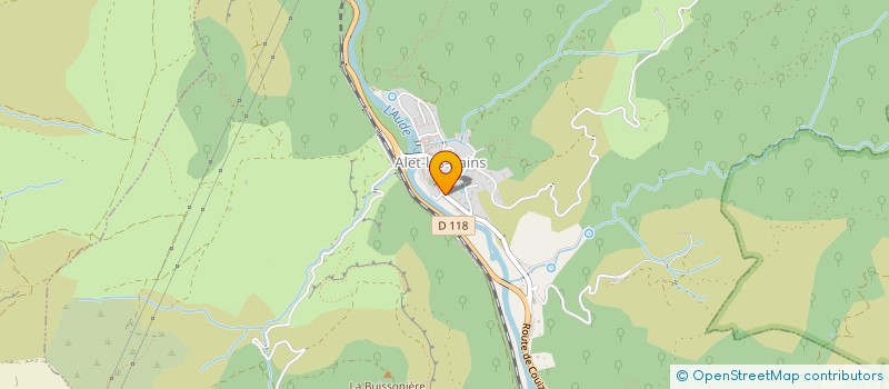localisation de l'entreprise COMMUNE D ALET-LES-BAINS à ALET-LES-BAINS
