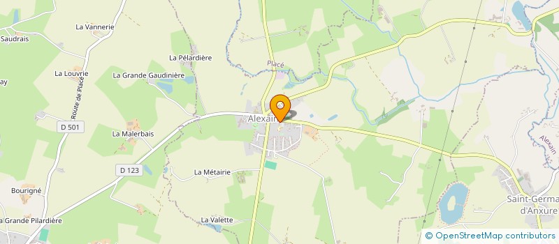 localisation de l'entreprise COMMUNE D'ALEXAIN à ALEXAIN