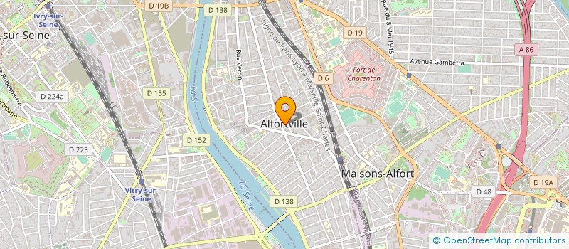 localisation de l'entreprise COMMUNE D ALFORTVILLE à ALFORTVILLE