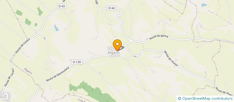 localisation de l'entreprise COMMUNE D ALGANS à ALGANS