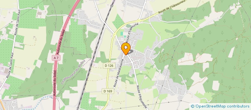 localisation de l'entreprise COMMUNE D ALLAN à ALLAN