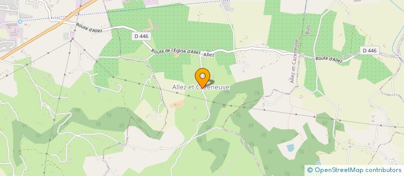 localisation de l'entreprise COMMUNE D ALLEZ ET CAZENEUVE à ALLEZ-ET-CAZENEUVE