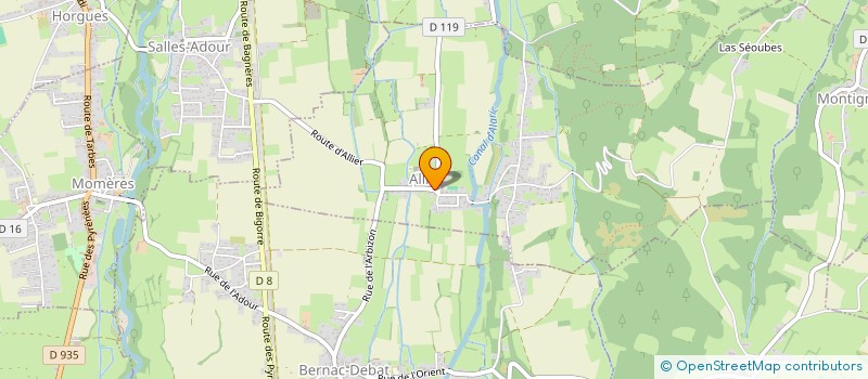 localisation de l'entreprise COMMUNE D ALLIER à ALLIER