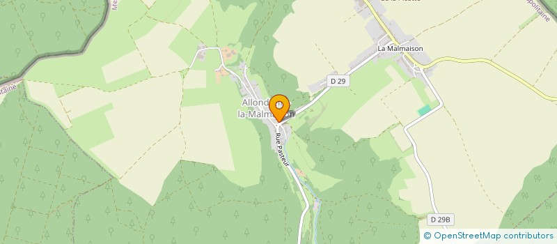 localisation de l'entreprise COMMUNE D ALLONDRELLE LA MALMAISON  ALLONDRELLE-LA-MALMAISON