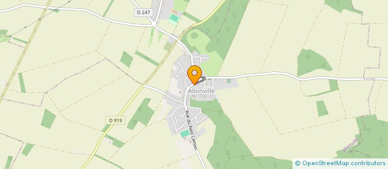 localisation de l'entreprise COMMUNE D'ALLONVILLE à ALLONVILLE